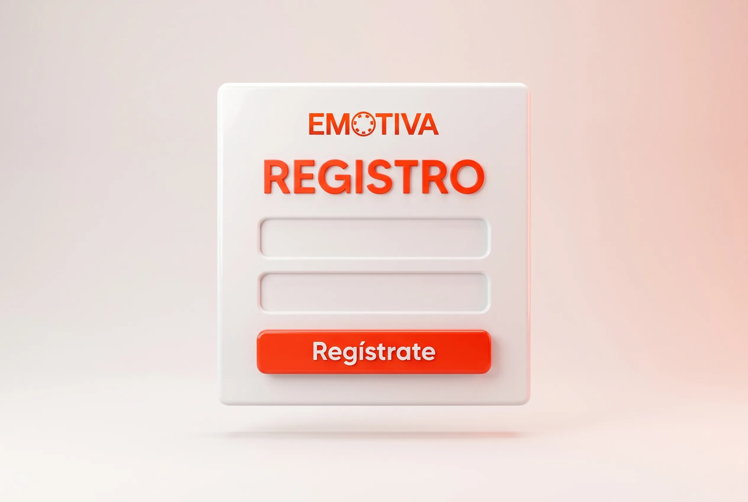 Formulario ilustrado de registro en Emotiva Casino.
